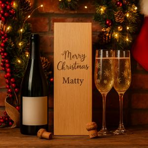 Personalised Wine Bottle Gift Box
